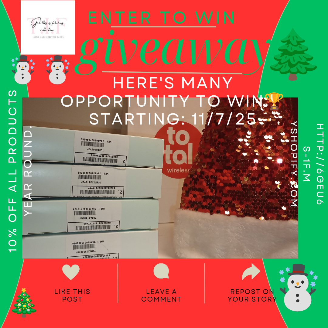 1. Giveaway/sweepstakes.